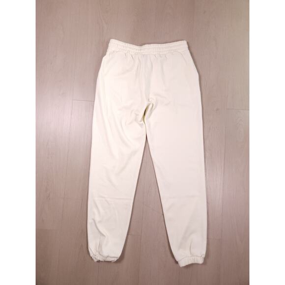 Woolx Merino Wool Joggers Women’s S – Ivory Fleece Sweatpants, Soft Warm Stretch - Picture 9 of 13